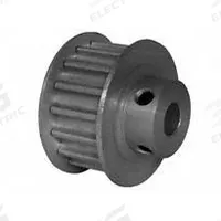 DAYTON Timing Pulley: Curvilinear, Fixed, For HTD Timing Belt Section, For 9 mm Belt Wd, 16 Teeth (MPN 16-5M09M6FA6). Key specifications — Brand: DAYTON; Finish: Clear Anodized; For Belt Series: Powerhouse®.