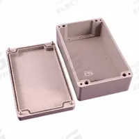 HAMMOND Enclosure: Polyester, 10 in x 6 in x 4 in, NEMA 4/4X, Solid Cover, Screw On (MPN 1590ZGRP162). Key specifications — Brand: HAMMOND; Closure Method: Screws; Enclosure Material: Polyester; Knockouts: Not Included.