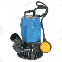 TSURUMI Plug-In Utility Pump: 1/2 hp, 1/4 in Max. Dia. Solids, Continuous Duty, 110V AC, Aluminum (MPN HSZ2.4S-62 (AUTO, 115V)). Key specifications — Shaft Seal Material: Silicone; Impeller Material: Urethane Rubber; Rated Voltage: 110V AC; Volute Material: Ductile Iron; Brand: TSURUMI.