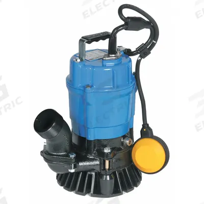 TSURUMI Plug-In Utility Pump: 1/2 hp, 1/4 in Max. Dia. Solids, Continuous Duty - Heavy-Duty Submersible Electric-Operated Dewatering Pumps