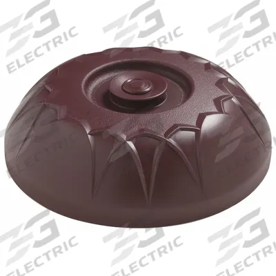 CARLISLE DINEX Insulated Dome: Fenwick, Cranberry, 10 in Dia - Insulated Domes