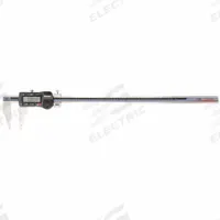 STARRETT Long Range Digital Caliper: 0 in to 24 in /0 mm to 600 mm, Inch/Metric, Stainless Steel (MPN 799AZ-24/600). Key specifications — attr1185476: STARRETT; attr1185435: Inside; attr1185475: Not Rated; attr1185429: +/- 0.05 mm; attr1185430: 0.0005 in/0.01 mm; attr1220488: Not Included.