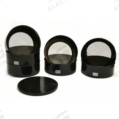 EISCO SCIENTIFIC Standard Stainless Steel Test Sieve Set: Stainless Steel - Standard Stainless Steel Cloth Test Sieves