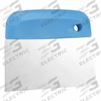 VIKAN Dough Cutter: 5 3/4 in Overall Lg, 4 1/2 in Overall Ht, 5 3/4 in Blade Wd, 5 3/4 in Blade Lg (MPN 40573). Key specifications — Handle Included: Yes; NSF Certified: No; Brand: VIKAN; Blade Material: Stainless Steel; Handle Material: Polypropylene; Product Type: Dough Cutter.