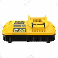 DEWALT Battery Charger: Single-Port Charging, For 20V DC/60V DC, 6 Ah Charged in 1-Hour, 120V AC (MPN DCB118). Key specifications — attr1255775: Rapid; attr1255810: 20V DC; attr1255811: (1) 20V/60V; attr1255812: 120V AC.