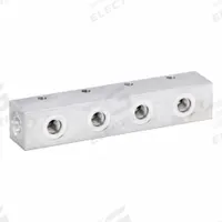 ENERPAC Manifold: 5,000 psi Max Pressure, Aluminum, 1.25 in Overall Ht, 6.5 in Overall Lg (MPN A61). Key specifications — Body Material: Aluminum; Brand: ENERPAC; Port Connection Type: SAE O-Ring Boss.