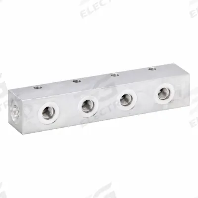 ENERPAC Manifold: 5,000 psi Max Pressure, Aluminum, 1.25 in Overall Ht - Valve Manifolds