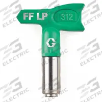 GRACO Airless Spray Gun Tip: Tips for Airless Spray Guns, Airless Spray Gun Tip, 0.012 in Tip Size (MPN FFLP312). Key specifications — Product Type: Airless Spray Gun Tip; Compatible with Manufacturer Model Number: 246215; Brand: GRACO; Includes: Guard Combination; Color: Green; Compatible with Series: RAC X; Product Grouping: Tips for Airless Spray Guns.
