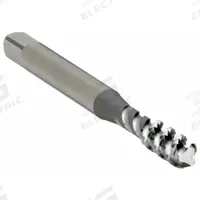 OSG Spiral Flute Tap: M3x0.5 Metric, 6H, 2 Flute, Bottoming Chamfer, High Speed Steel (MPN 2988000)