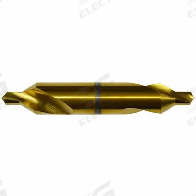 KEO Center Drill: Plain Type, #3, 60°, 2 in Overall Lg - Plain-Tip Center Drills