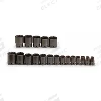 PROTO Impact Socket Set: 1/2 in Drive Size, Small Set (0-50 pieces) Set Size, 19 Pieces, Black Oxide (MPN J74106). Key specifications — attr1204251: PROTO; attr1215453: 1/2 in; attr1215454: 3/8 in to 1-1/4 in.
