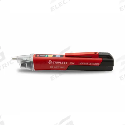 TRIPLETT Non-Contact Voltage Detector/Tester: 24 V to 1,000 V, Audible/Light, CAT IV 1000V - Non-Contact Voltage Detectors