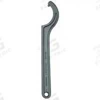 GEDORE Pin Spanner Wrench: 58 mm to 62 mm, 3/16 in Pin Dia, 9 1/2 in Overall Lg, 3/16 in Pin Lg (MPN 40 Z 58-62). Key specifications — attr309823: 58 mm to 62 mm; attr309829: No; attr309833: Round; attr324942: GEDORE.