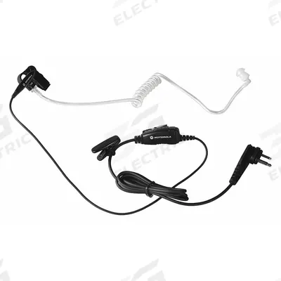 MOTOROLA Earpiece: Fits Motorola, For CLS/DLR/DTR/RD/RM Series, Earbud, Push To Talk - Motorola-Compatible Earpieces & Headsets