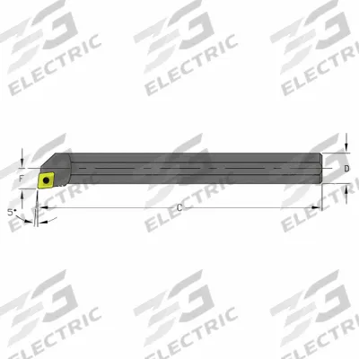ULTRA-DEX USA Indexable Boring Bar: S08M SCLPL2-312 (MPN 957-000-280) - Indexable Boring Bars