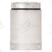 WERMA Tower Light Module: Flashing/Strobe, 24V DC, Clear, 40 mm Overall Dia, 59 mm Overall Ht (MPN 63445055). Key specifications — Brand: WERMA; Compatible with Series: KombiSIGN 40; Lens Color: Clear; Operating Voltage: 24V DC; Manufacturer Part Number: 63445055.