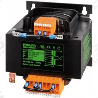 MURRELEKTRONIK Transformer: 208 to 550V AC, 115V AC/230V AC, Floor/Wall, 3 kVA, Circuit Breaker (MPN 86155). Key specifications — Brand: MURRELEKTRONIK; Input Voltage: 208 to 550V AC; Mounting Location: Floor; Output Voltage: 115V AC; Phase: Single.