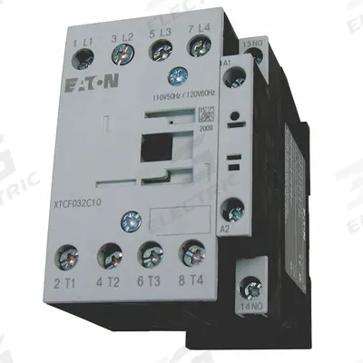 EATON Magnetic Contactor: Non-Reversing, 4 Poles, 4NO Contacts, 18 A - Non-Reversing IEC Contactors