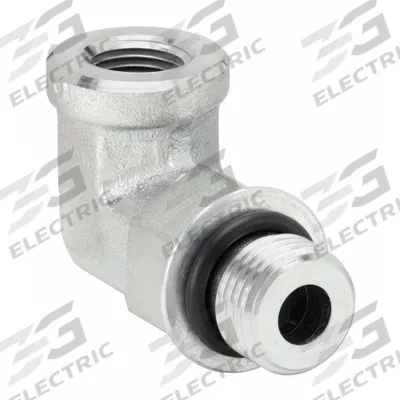 PARKER Metal Pipe Elbow: 90° Elbow, Steel, 3/8 in x 3/8 in - Hydraulic Threaded Extreme-Pressure Pipe Fittings
