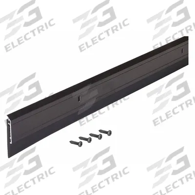 APPROVED VENDOR Door Sweep: Single Fin Insert, Aluminum, 48 in Lg, 1/4 in Wd - Door Sweeps