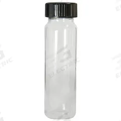 QORPAK Sample Vial: 40 mL, Includes Closure, Polypropylene, 27.75 mm Body Dia, Square, Colorless (MPN GLC-05080). Key specifications — Body Color: Colorless; Screw Closure Size: 24-400 mm; Brand: QORPAK; Bottom Shape: Square; Self-Standing: Self-Standing.