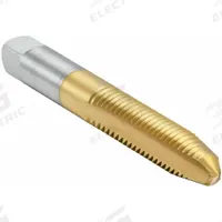 WIDIA GTD Straight Flute Tap: 1/4"-20 UNC, H3, 2 Flute, Plug Chamfer, TiN Coated High Speed Steel (MPN 15453)