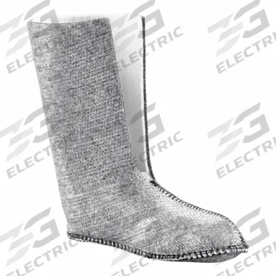 APPROVED VENDOR Boot Liner: Crew, 11 in, Women's, White, Wool, 7 For Women's Shoe Size - Max - Thermal Boot Liners
