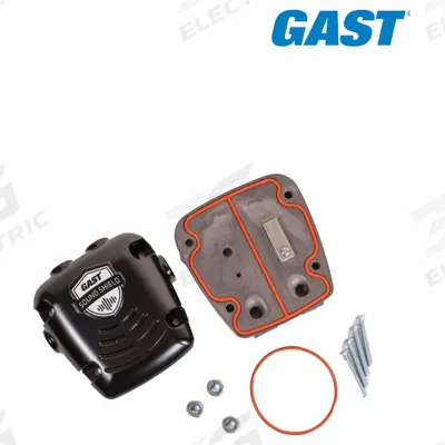 GAST Sound Shield Kit: 1/4 in Inlet Size, 4.4 cfm, 8.67 in Overall Ht - Air Compressor Silencer Kits