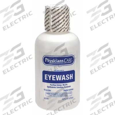 PHYSICIANSCARE Single Use Eyewash Bottle: 1 No. of Bottles Included - Supplemental Eyewash Bottles