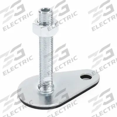 JW WINCO Male-End Leveling Mount: Swiveling Stud, 3/4"-10 Thread Size - Non-Skid Male Leveling Mounts