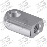 BANSBACH EASYLIFT Hinge Eye End Fitting: Stainless Steel, 8.1 mm Eyelet Dia (MPN 96457). Key specifications — Brand: BANSBACH EASYLIFT; Rod Thread Size: M10; Material: Stainless Steel.