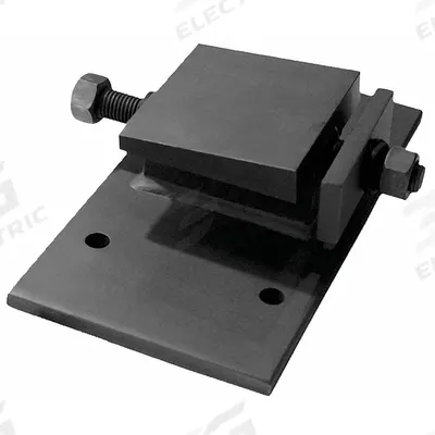 VIBCO Vibrator Mounting Bracket: VMW-61, Railroad Wedge For 2P-800-1 - Flat Plate Mounting Brackets