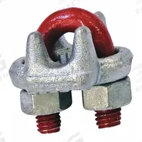CROSBY Wire Rope U-Bolt Clip: 1 1/2 in Compatible Rope Dia, 54 in Rope Turnback Lg, Steel, Forged (MPN 1010319). Key specifications — Fabrication: Forged; Color: Silver; Material: Steel; Brand: CROSBY.
