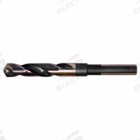 CLE-LINE Silver and Deming Drill: 1-11/32", 118° Split Point, Black & Gold HSS, 3-Flats Shank (MPN C27617). Key specifications — attr1235078: 1.3438.