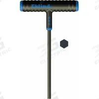 EKLIND Hex Key: 0 Ball Ends, 10 mm Tip Size, Metric, Long, Alloy Steel, Black Finish, 6 in Handle Lg (MPN 64690). Key specifications — attr1205521: EKLIND; attr1205526: Black Finish.
