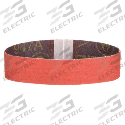 3M CUBITRON II Sanding Belt: 2 in W x 118 in L, Ceramic, 36 Grit, YF Wt Polyester Backing - Cool-Cutting Sanding Belts for All Metals