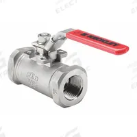 KECKLEY Manual Two-Way Ball Valve: 2 in, Carbon Steel, Straight, FNPT x FNPT, Std Port Ball Port (MPN BVS3THRCSAGSL-200). Key specifications — Brand: KECKLEY; Handle: Locking Lever.
