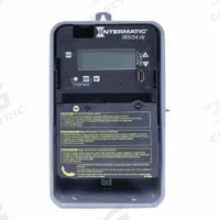 INTERMATIC Electronic Timer: 24 hr, Not Astronomic, 120-277V AC, SPST, Digital (MPN ET2105CR). Key specifications — Body Material: Metal; Indoor/Outdoor Usage: Outdoor; Astronomic Functionality: Not Astronomic; Mounting Style: Surface; Brand: INTERMATIC.