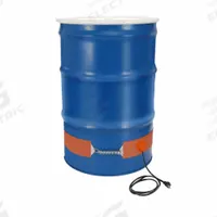TEMPCO Drum Heater: 115V AC, 1,000 W Watts, 50°F, Silicone Rubber, Drums, For 55 gal Drum Capacity (MPN DHR00010). Key specifications — Brand: TEMPCO; Heater Material: Silicone Rubber; For Container Type: Drums; Environment: Indoor; Current Rating: 8.7 A.