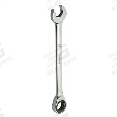PROTO Combination Wrench: Alloy Steel, Chrome, 11/16 in Head Size - SAE 12-Point Ratcheting Combination Wrenches