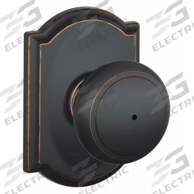 SCHLAGE RESIDENTIAL Door Lockset: Privacy Knob Locksets