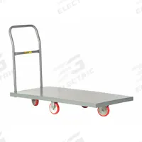 LITTLE GIANT Platform Truck: 1,000 lb, 36 in L x 24 in W x 7 3/4 in H Deck, Solid, 14 ga Deck (MPN T-710-DIA-UPS). Key specifications — Side Panel Type: No Side Panels; Brand: LITTLE GIANT; Color: Gray; Caster/Wheel Configuration: (2) Rigid.