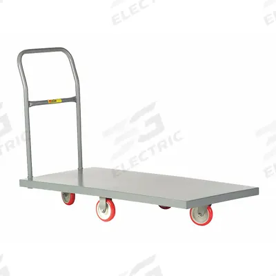 LITTLE GIANT Platform Truck: 1,000 lb, 36 in L x 24 in W x 7 3/4 in H Deck, Solid - High-Maneuverability Platform Trucks