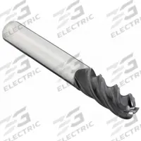 OSG Ball End Mill: Carbide, TiAlN Coated, 4 Flute, 7/16" Mill Dia, 7/8" LOC, 2-1/2" OAL (MPN VG441-4375-BN)