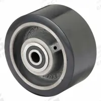 APPROVED VENDOR Caster Wheel: 6 in Wheel Dia., 3 in Wheel Wd, Polyurethane, 2,860 lb Load Rating (MPN W-630-DB70-3/4). Key specifications — Brand: APPROVED VENDOR; Wheel/Tread Color: Black.