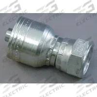AEROQUIP Hydraulic Crimp Fitting: Steel x Steel, Straight, -8 For Hose Dash Size, BSPP x Crimp (MPN 4S8BF8). Key specifications — attr296014: Female x Genderless; attr303771: AEROQUIP; attr296012: -8; attr296015: BSPP x Crimp; attr296017: 1/2"-14.