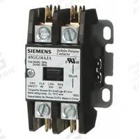 SIEMENS Definite Purpose Magnetic Contactor: 1 + N Poles, 120V AC, 40 A, Non-Reversing (MPN 45GG10AFA). Key specifications — Brand: SIEMENS; Coil Voltage: 110/110-120V AC; Contactor Style: HVACR Definite Purpose Contactor; Mounting Style: Surface; Terminal Connection Type: Screw Terminals; Maximum Voltage Rating: 600V AC; Series: 42 Series; Phase: Three.