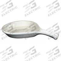 ITI Serving Skillet: 12 oz Capacity, 7 1/2 in Overall Dp, Vitrified Stoneware, American White (MPN FPS12-AW). Key specifications — Material: Vitrified Stoneware; Brand: ITI; Color: American White.