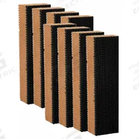 HESSAIRE Evaporative Cooler Media: Cellulose, 48 in x 12 in x 6 in, 48 in Ht, 12 in Wd, 8 Pads, 8 PK (MPN P48X12X6EC-8). Key specifications — Brand: HESSAIRE.