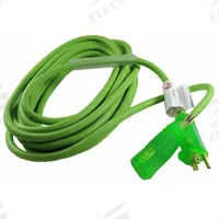 CAROL Extension Cord: Outdoor Use, 100 ft Lg, Outlet, 5-15P, 14/3, SJOW, Green, Single Connector (MPN 06400.63.06L). Key specifications — Brand: CAROL; Temperature Rating: -40° to 194°F; NEMA Plug Configuration: 5-15P.
